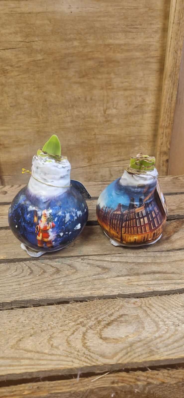 Festive arrangement by The Flower Basket